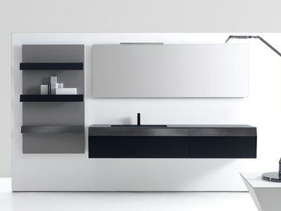 KUT 01 - Wall-mounted vanity unit with drawers _ Karol