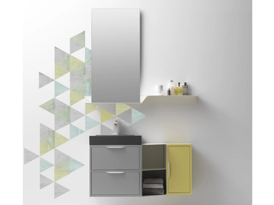 MUTEVOLE 04 - Vanity unit with drawers _ Karol