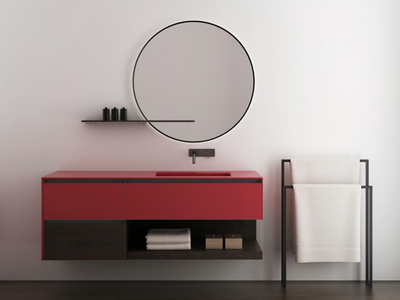 TOSCA 04 - Single vanity unit with drawers _ Karol