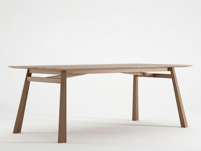 CARPENTER - Rectangular wooden dining table _ KARPENTER