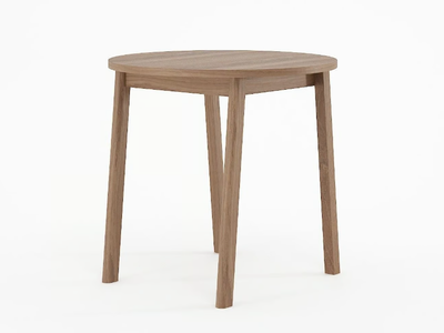 CIRCA17 - Round solid wood dining table _ KARPENTER