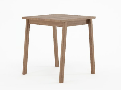 CIRCA17 - Square solid wood dining table _ KARPENTER