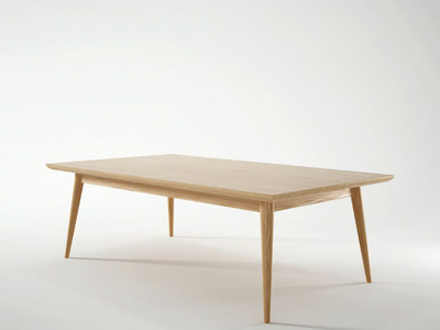 VINTAGE - Rectangular wooden coffee table for living room _ KARPENTER
