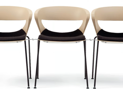KICCA - Stackable chair with integrated cushion _ Kastel