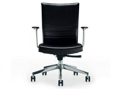 KING - Height-adjustable office chair with armrests _ Kastel