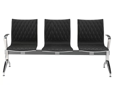 KRUNA PLUS - Freestanding leather beam seating with armrests _ Kastel