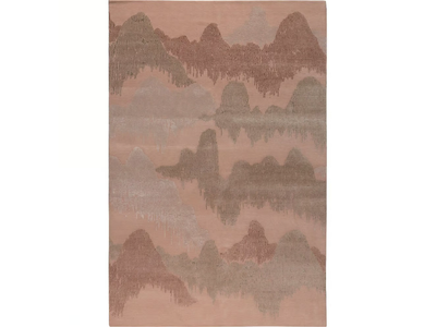 CASCADIA - Hand-knotted Tibetan wool and silk rectangular rug _ Kelly Wearstler