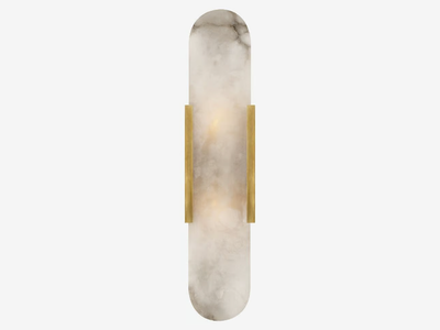 MELANGE ELONGATED SCONCE - LED alabaster wall lamp _ Kelly Wearstler