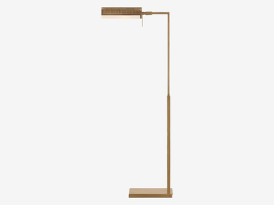 PRECISION PHARMACY FLOOR LAMP - LED reading adjustable metal floor lamp _ Kelly Wearstler