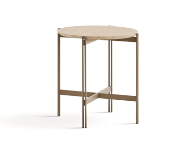 DUO - Round side table _ Kendo Mobiliario