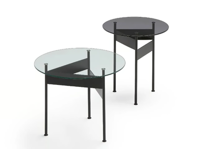 VILLA - Round glass coffee table _ Kendo Mobiliario