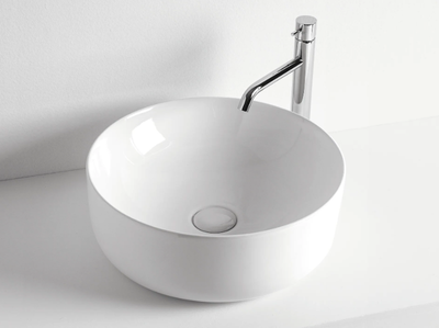 NOLITA 5344 - Countertop round ceramic washbasin _ Kerasan