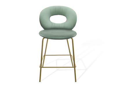 ALICE - Upholstered stool with back _ KFF