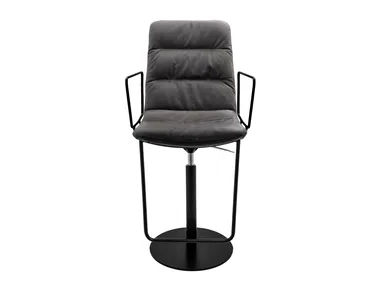 ARVA LIGHT - Barstool height-adjustable with armrests _ KFF