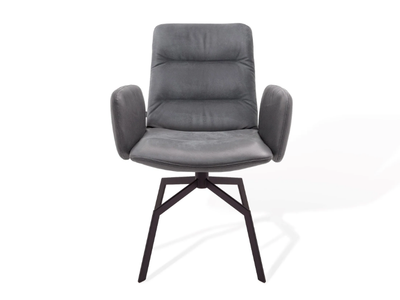 ARVA LIGHT - Swivel upholstered chair with armrests _ KFF