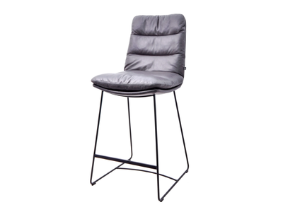 ARVA - Sled base kitchen stool with footrest _ KFF