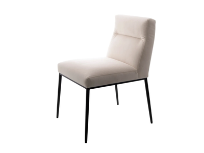 D-FINE - Side chair with 4-leg round tube frame conical _ KFF