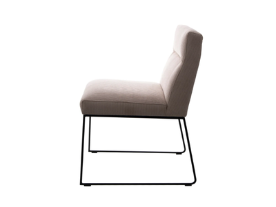 D-FINE - Side chair with tubular steel skid frame _ KFF