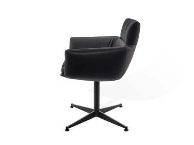 FAYE - Side chair with armrests and 4-leg-star-frame FSX _ KFF