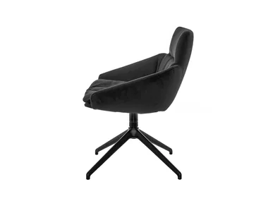 FAYE - Side chair with low armrests 4-leg-star-frame SL _ KFF