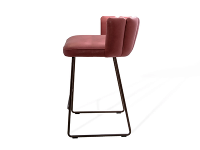 GAIA - Upholstered sled base counter stool _ KFF