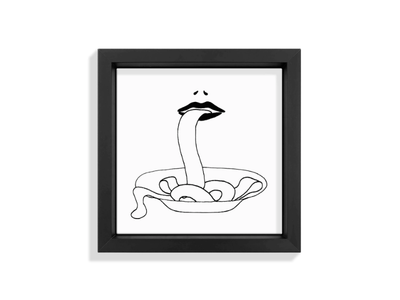 BISTROT I - Ceramic tile with frame _ kiasmo