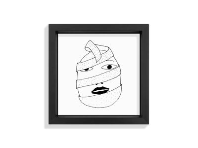 BISTROT III - Ceramic tile with frame _ kiasmo