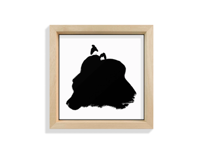 HAIKU VII - Ceramic tile with frame _ kiasmo