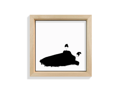 HAIKU X - Ceramic tile with frame _ kiasmo