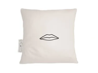 NOTES III - Square linen cushion _ kiasmo
