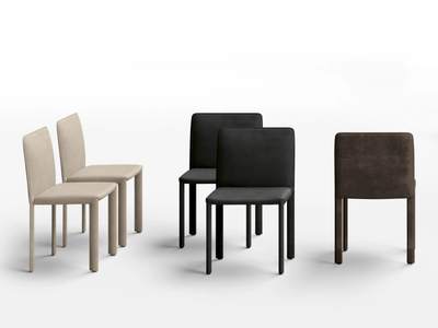ELLA - Upholstered tanned leather chair _ Kico