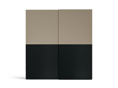 LINEAR - Wooden wardrobe with sliding doors _ Kico