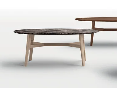 MOOR - Oval marble dining table _ Kico