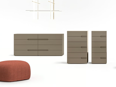TAPE - Wooden chest of drawers with integrated handles _ Kico