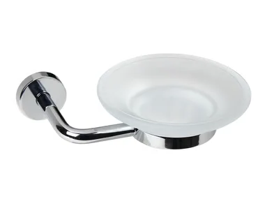 TITO - Wall-mounted etched glass soap dish _ KOH-I-NOOR