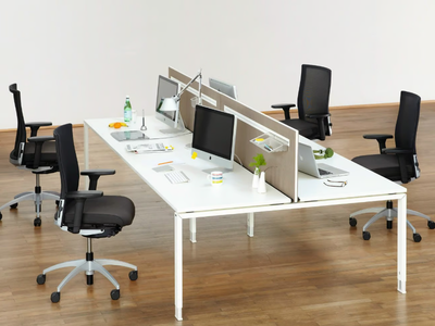 DO IT.4 - Multiple workstation desk with desk screens _ König Neurath