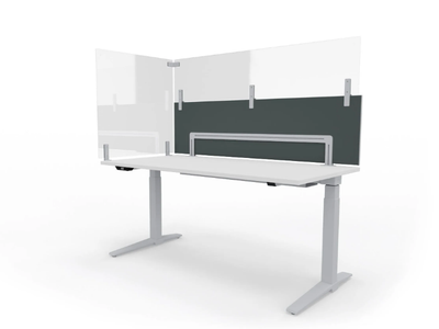K+N HYGIENE SCREENS - Acrylic glass desktop partition _ König Neurath