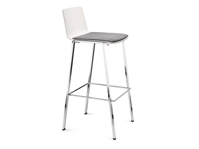 PUBLICA - Barstool with footrest _ König Neurath