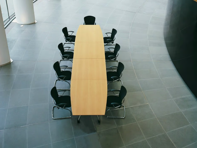 SUMMA - Folding meeting table with castors _ König Neurath