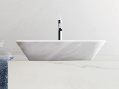 BOWL 8 - Countertop marble washbasin _ Kreoo