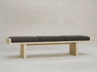 EVER - Travertine bench _ Kreoo