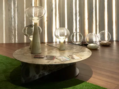 KALENDE MEDIUM - Round marble coffee table _ Kreoo