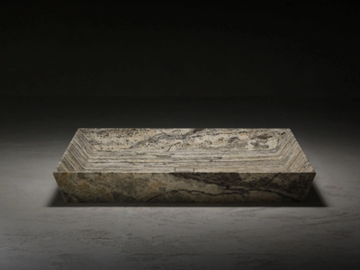 SHADE - Square marble shower tray _ Kreoo