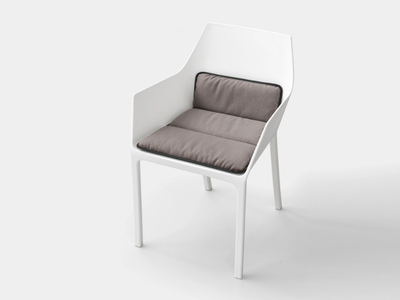MEM - Stackable polypropylene chair _ Kristalia