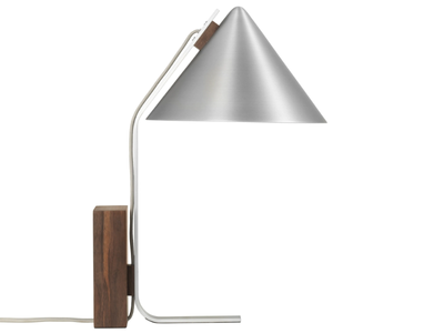 CONE - Aluminium and wood table lamp _ Kristina Dam Studio