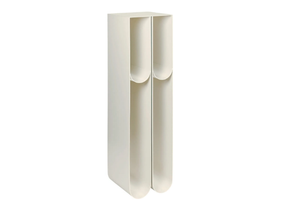 CURVED - Powder coated steel pedestal _ Kristina Dam Studio