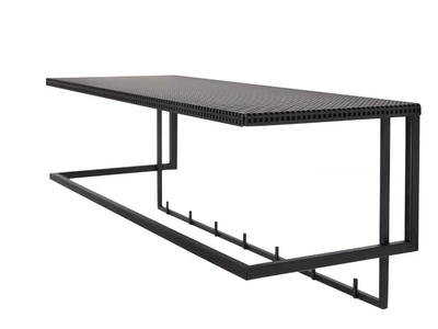 GRID - Wall-mounted steel coat rack _ Kristina Dam Studio