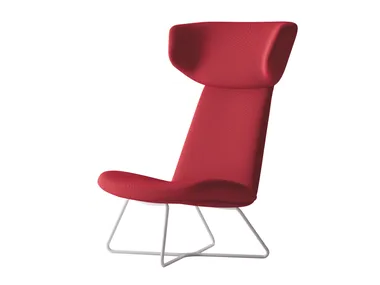 MYPLACE - Sled base wing armchair _ La Cividina