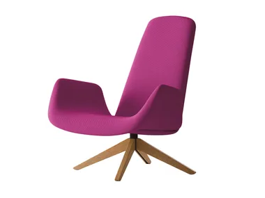 MYPLACE - Swivel armchair with armrests _ La Cividina