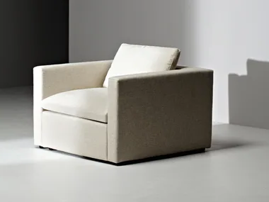 PUZZLE - Fabric armchair with armrests _ La Cividina